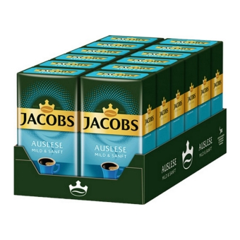 Jacobs - Auslese Mild & Sanft Gemahlener kaffee - 12x 500g