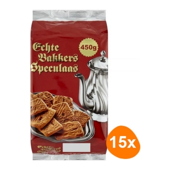 De Ruiter's Bakkerij - Echte Bäcker-Spekulatius - 15x 450g