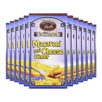 Mississippi Belle - Macaroni and Cheese Dinner - 12x 206g