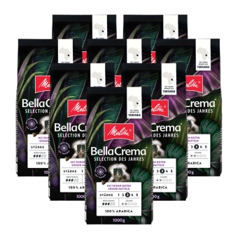 Melitta - BellaCrema Selection des Jahres 2024 Bohnen - 8x 1kg
