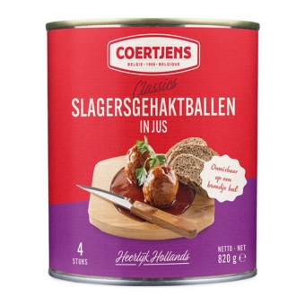 Coertjens - 4 Metzger Fleischbällchen - 820g