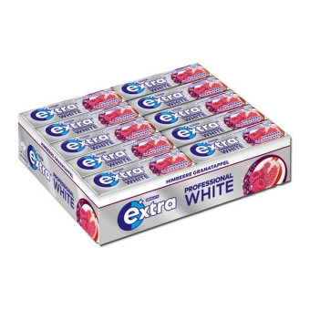 Wrigley's - Extra Professional White Himbeere Granatapfel - 30x 10er