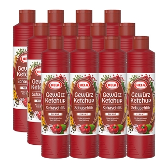 Hela - Schaschlik Gewürzketchup - 12x 800ml