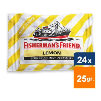 Fisherman's Friend - Lemon Ohne Zucker - 24x25gr