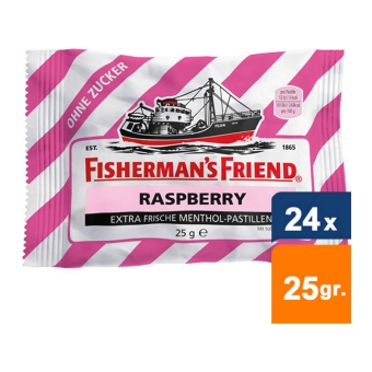 Fisherman's Friend - Raspberry Ohne Zucker - 24x25gr