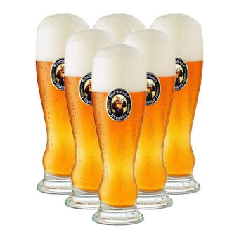 Franziskaner - Biergläser Weizen 330 ml - 6 stück