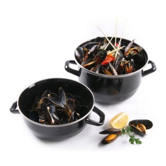 Hendi - Muscheltopf, emailliert - mit Deckel (5ltr) - ø26