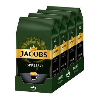 Jacobs - Expertenröstung Espresso Bohnen - 4x 1kg