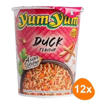 Yum Yum - Instant Nudeln Ente - 12 Becher