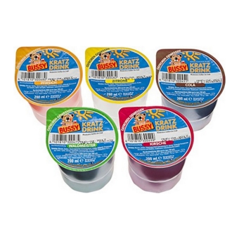 Bussy - Kratzeis Trinkbecher Mix - 40x 200ml