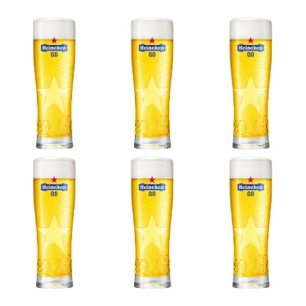 Heineken - Bierglas "0.0%" 250ml - 6 stück