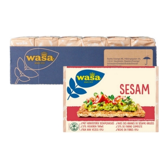 Wasa - Knäckebröd Sesam - 6x 250g