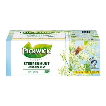 Pickwick - Herbal Sterrenmunt - 6x 100 Teebeutel