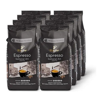 Tchibo - Espresso Sizilianer Art Bohnen - 8x 1 kg
