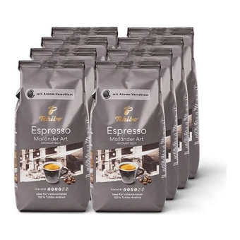 Tchibo - Espresso Mailänder Art Bohnen - 8x 1 kg