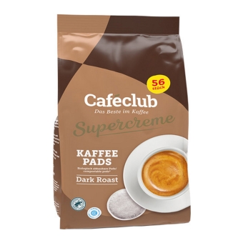 Caféclub - Supercreme Kaffeepads Dark Roast - 56 pads