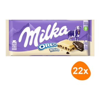 Milka - Oreo White - 22x 100g