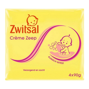 Zwitsal - Creme Seife - 4x 90g