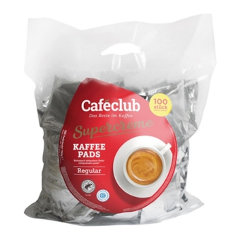 Caféclub - Supercreme Kaffeepads Regular - 100 Pads