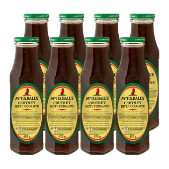 Mrs H.S. Ball's - Chutney Hot - 8x 470g