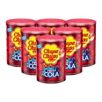 Chupa Chups - Lutscher Fresh Cola - 6x 100er