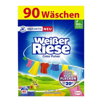 Weißer Riese - Waschpulver Color (90 Waschladungen) - 4,5 kg