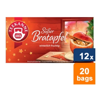 Teekanne - Süßer Bratapfel (Winter tee) - 12x 20 Teebeutel