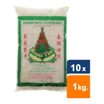 Royal Thai -  Jasmin Duft Langkorn Reis - 10x 1kg