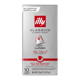 Illy - Classico Lungo Kaffeekapseln - 10 Kapseln