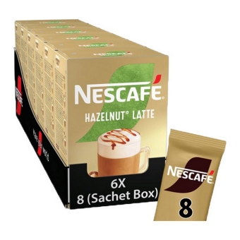 Nescafé - Gold Hazelnut Latte - 6x 8 Portionen