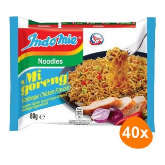 Indomie - Instant Nudeln Mi Goreng Barbeque Chicken - 40 Stück