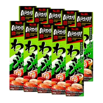 S&B - Wasabi Paste - 10x 43g