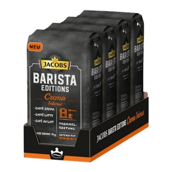 Jacobs - Barista Editions Crema Intense Bohnen - 4x 1kg