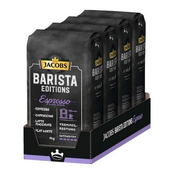 Jacobs - Barista Editions Espresso Bohnen - 4x 1kg