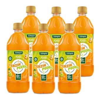 Slimpie - Pfirsich Birne Kids Limonaden-Sirup - 6x 580ml