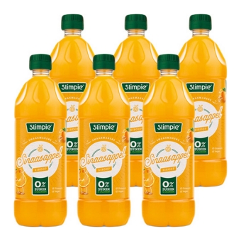 Slimpie - Orange Limonaden-Sirup - 6x 650ml
