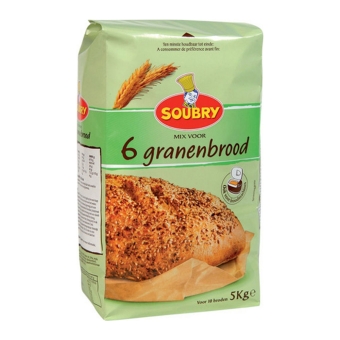 Soubry - Mischung für 6-Korn-Brot - 5kg