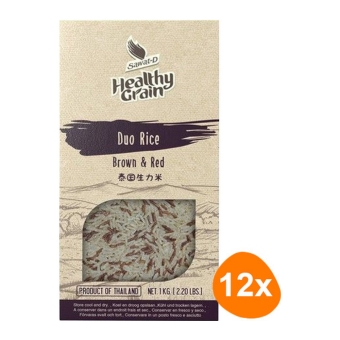Sawat-D - Duo Rice (Brauner & Roter Reis) - 12x 1kg