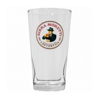 Birra Moretti - Bierglas "Vaasje" 250ml - 6 Stück