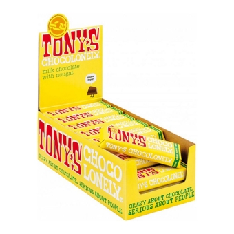 Tony's Chocolonely - Vollmilchschokolade Nougat - 35x 47g