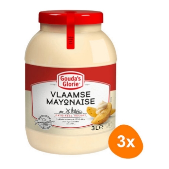 Gouda's Glorie - Flämische Mayonnaise - 3x 3 ltr