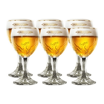 Grimbergen - Bierglas 250ml - 6 Stück
