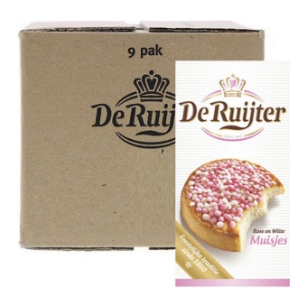 De Ruijter - Rosa & Weiße Mäuse - 9x 330g