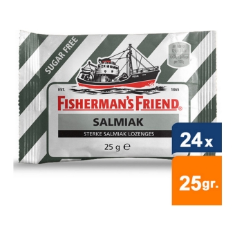 Fisherman's Friend - Salmiak Ohne Zucker - 24x25gr