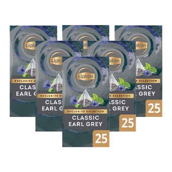 Lipton - Exclusive Selection Classic Earl Grey - 6x 25 Teebeutel