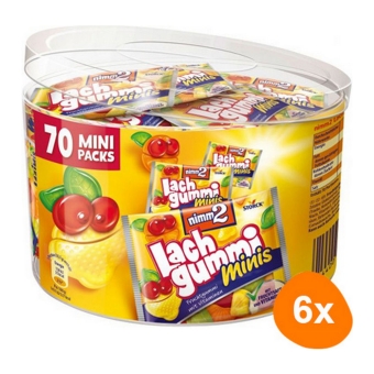 Nimm2 - Lachgummi Minis - 6x 70er
