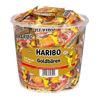 Haribo - Goldbären - 6x 100 Minibeutel