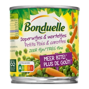 Bonduelle - Erbsen & Möhrchen sehr fein - 12x 150g