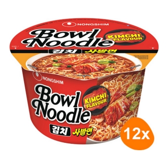 Nongshim - Instant Bowl Nudeln Shin Kimchi - 12 Stück