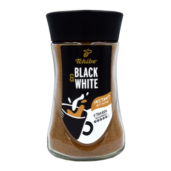 Tchibo - Black 'n White Löslicher Kaffee mit Crema - 6x 200g
